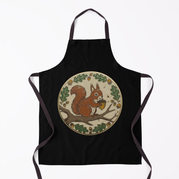 Item preview, Vintage Style Red Squirrel and Acorn Enamel Pin  Cute Woodland Nature Accessory designed and sold by FestivityFinds.