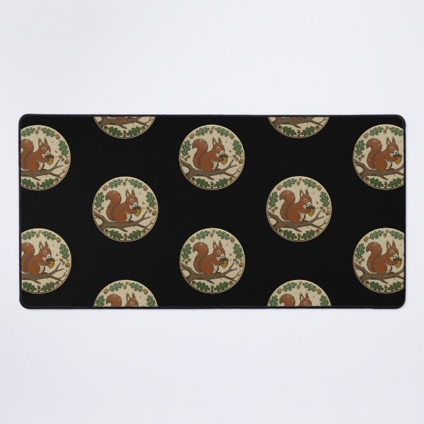 Item preview, Vintage Style Red Squirrel and Acorn Enamel Pin Cute Woodland Nature Accessory designed and sold by FestivityFinds.
