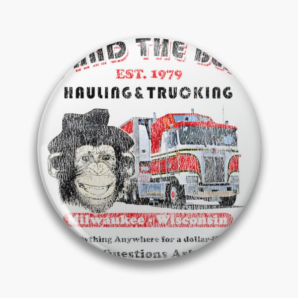Item preview, BJ and the Bear Inspired Vintage Hauling and Trucking Design with Worn Out Effect designed and sold by wonjinie.