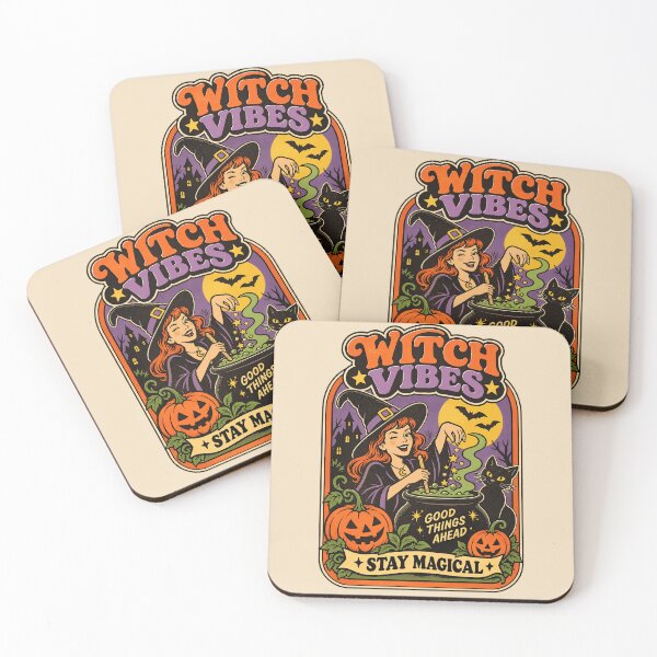 Item preview, Witch Vibes Stay Magical Halloween Design designed and sold by Moo7shop.