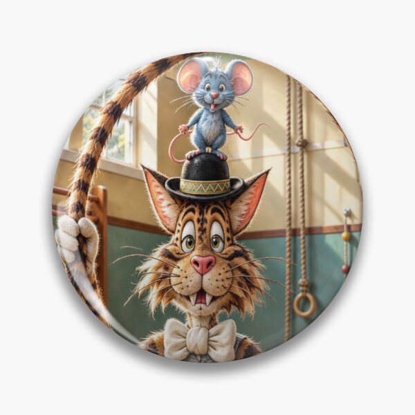 Item preview, Stripy Fitness skipping  cat designed and sold by Jonsmartdesigns.