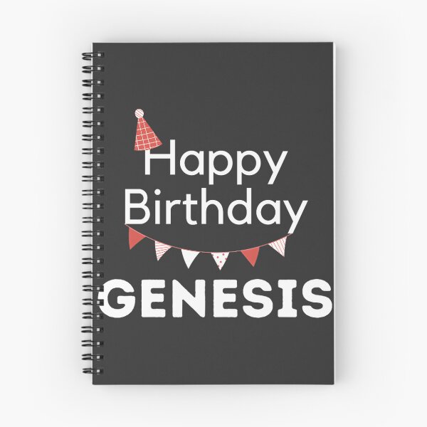 Aperçu de l'œuvre Joyeux anniversaire Genesis - Design de célébration pour occasions spéciales créée et vendue par JoeWillFilms.