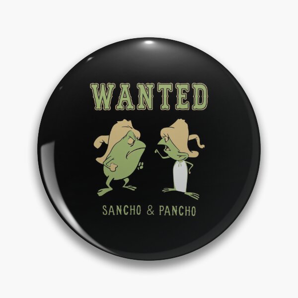 Item preview, Wanted Sancho & Pancho Frog Cartoon Duo designed and sold by Libbieomaguera.