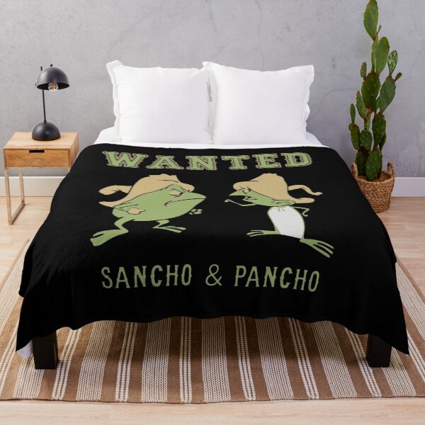 Item preview, Wanted Sancho & Pancho Frog Cartoon Duo designed and sold by Libbieomaguera.