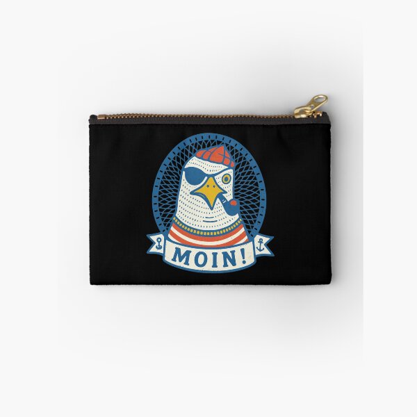 Item preview, Moin Seagull Pirate with Pipe Retro Nautical Design designed and sold by Libbieomaguera.