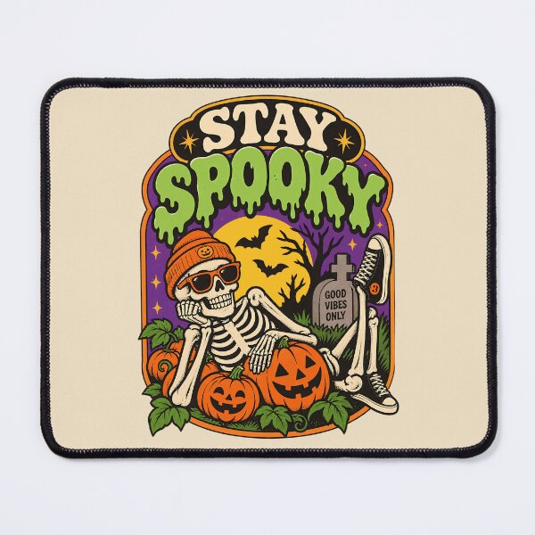 Item preview, Stay Spooky Retro Skeleton Halloween designed and sold by Moo7shop.