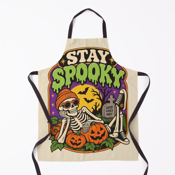 Item preview, Stay Spooky Retro Skeleton Halloween designed and sold by Moo7shop.
