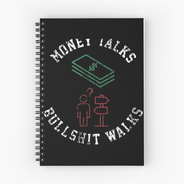 Item preview, Money Talks Motivational Design for Entrepreneurs and Business Success designed and sold by JoeWillFilms.