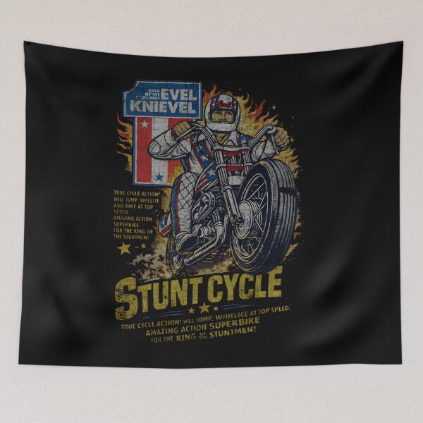 Item preview, Evel-Knievel Stunt Cycle designed and sold by HollisMonahan59.