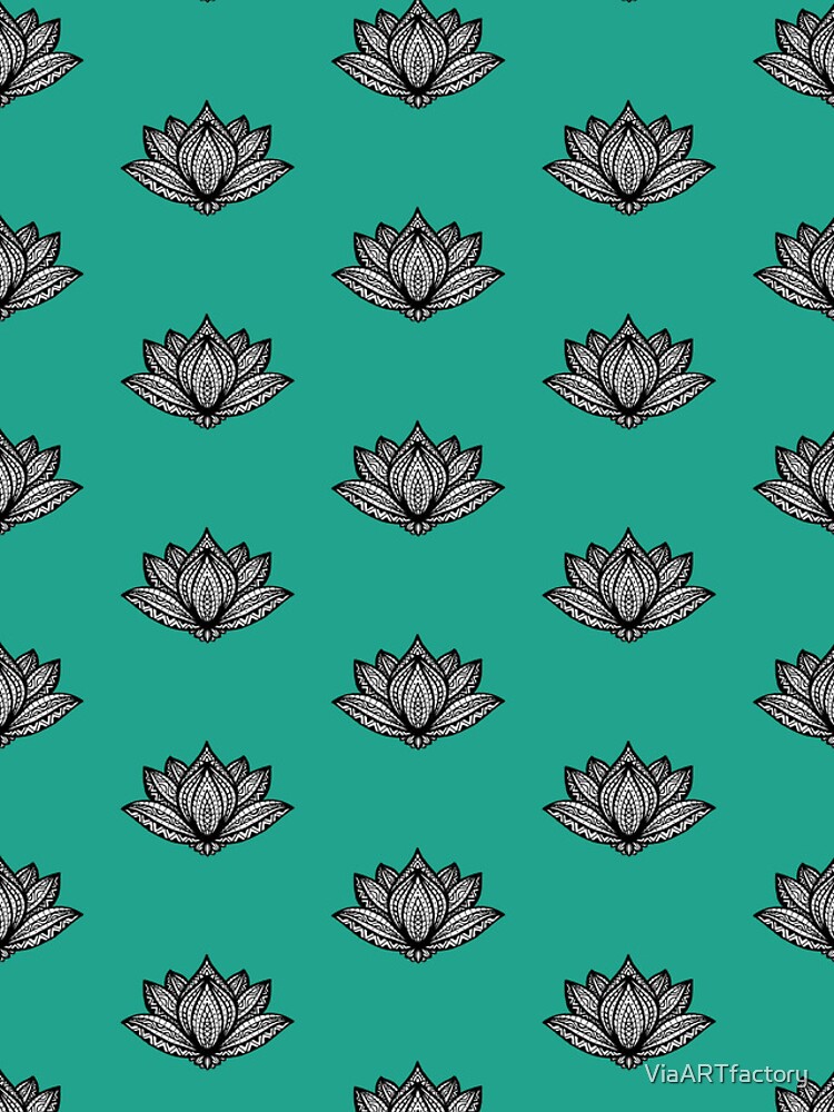 Thumbnail 4 of 4, iPhone Case, Lotus Pattern designed and sold by ViaARTfactory.