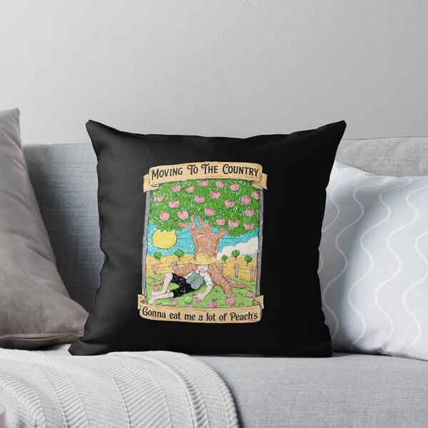 Item preview, Country Life Peach Orchard Art Print designed and sold by Libbieomaguera.