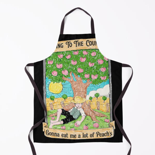 Item preview, Country Life Peach Orchard Art Print designed and sold by Libbieomaguera.
