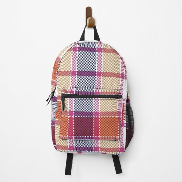 Item preview, Warm terracotta and purple plaid tartan seamless pattern designed and sold by PowerAntShop.