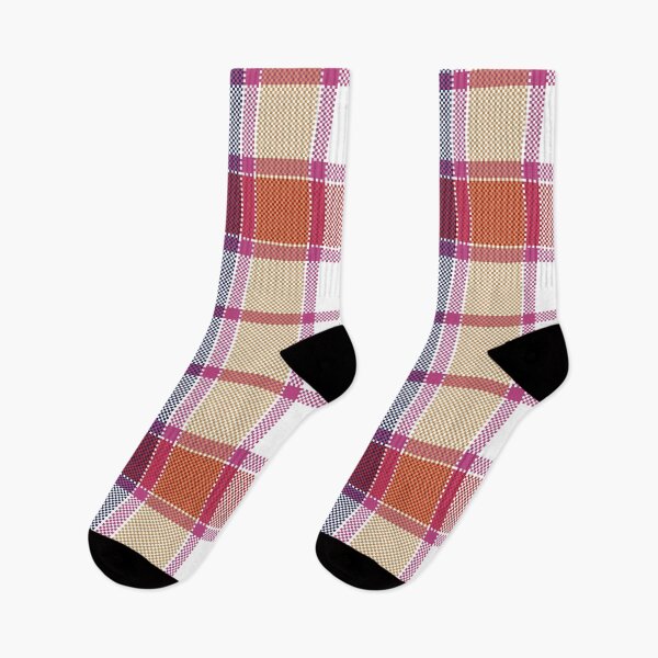 Item preview, Warm terracotta and purple plaid tartan seamless pattern designed and sold by PowerAntShop.