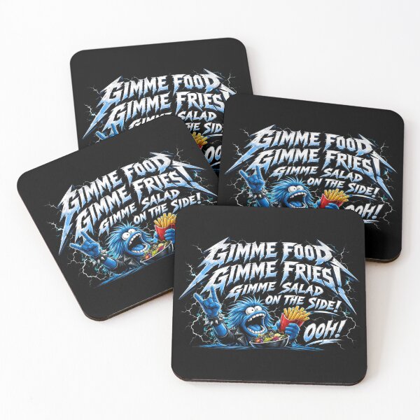 Item preview, Gimme Food Gimme Fries Monster Rock Foodie Design designed and sold by Libbieomaguera.