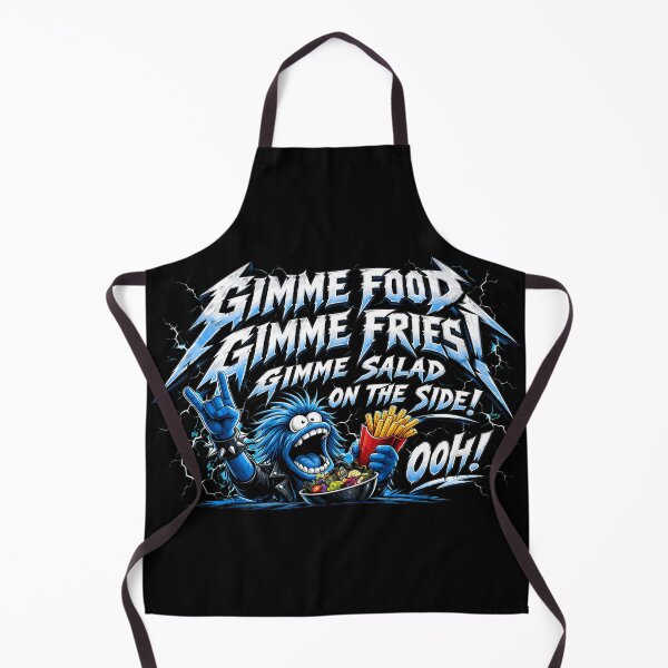 Item preview, Gimme Food Gimme Fries Monster Rock Foodie Design designed and sold by Libbieomaguera.