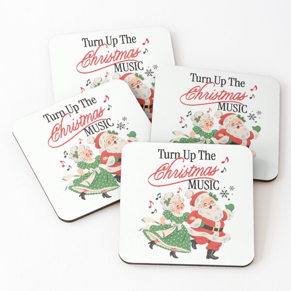 Item preview, Turn Up the Christmas Music – Christmas Party Humor, Festive Music designed and sold by wesdesignshop.