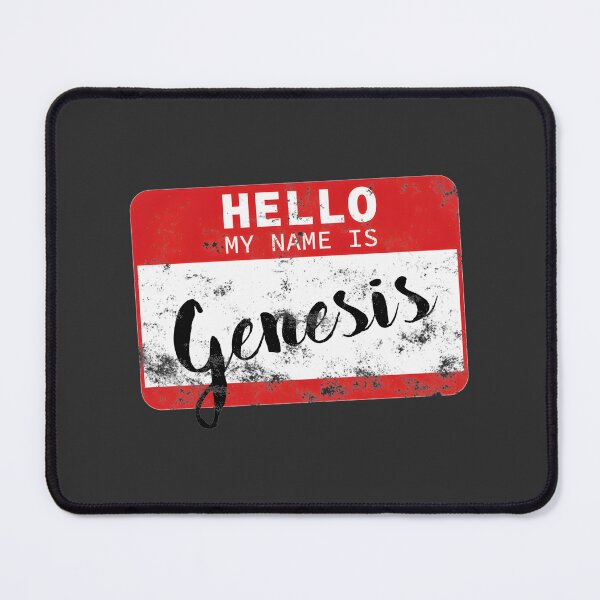 Item preview, Hello My Name Is Genesis Name Tag Sticker and Design designed and sold by JoeWillFilms.