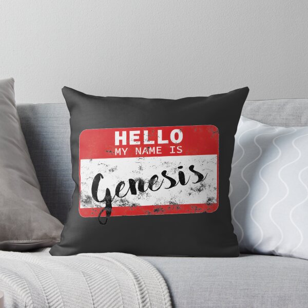Item preview, Hello My Name Is Genesis Name Tag Sticker and Design designed and sold by JoeWillFilms.