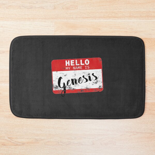 Item preview, Hello My Name Is Genesis Name Tag Sticker and Design designed and sold by JoeWillFilms.