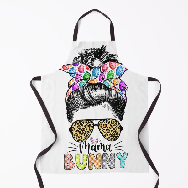 Item preview, Funny Mama Bunny Leopard Messy Bun Easter Day Family Gifts designed and sold by Mojikatiii.
