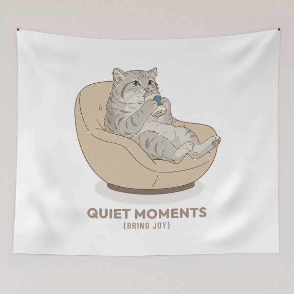 Item preview, Pallas Cat Drinking Soda Vintage Illustration designed and sold by COZY VINTAGE animal.