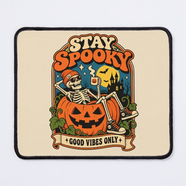 Item preview, Stay Spooky Good Vibes Skeleton Halloween designed and sold by Moo7shop.