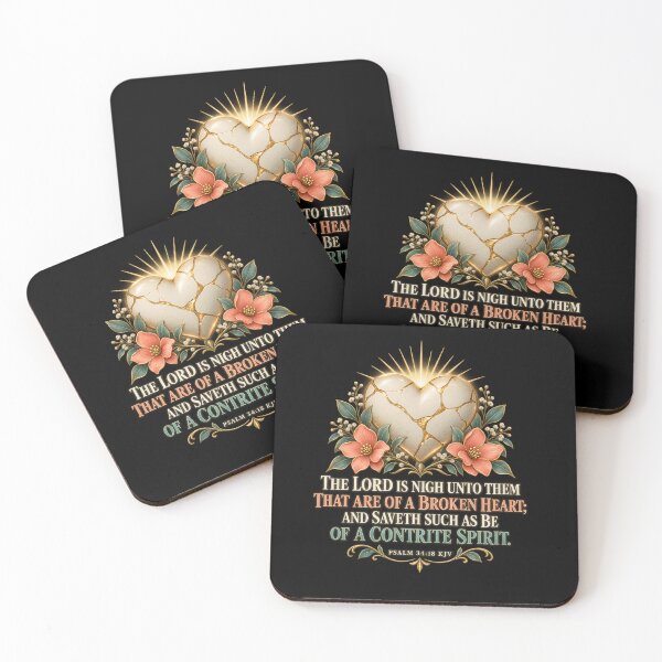 Item preview, Psalm 34:18 Broken Heart Christian Bible designed and sold by ChristianLife.