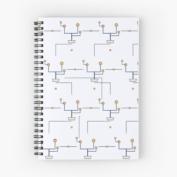 Item preview, Denki Bonsai Circuit Grid Pattern Japanese Electric Science Art designed and sold by KungPowUnicorn.