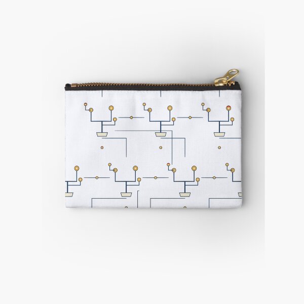 Item preview, Denki Bonsai Circuit Grid Pattern Japanese Electric Science Art designed and sold by KungPowUnicorn.