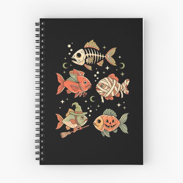 Item preview, Halloween Fishing Ghost Skeleton Trout Fish  designed and sold by nosu-art-pod.