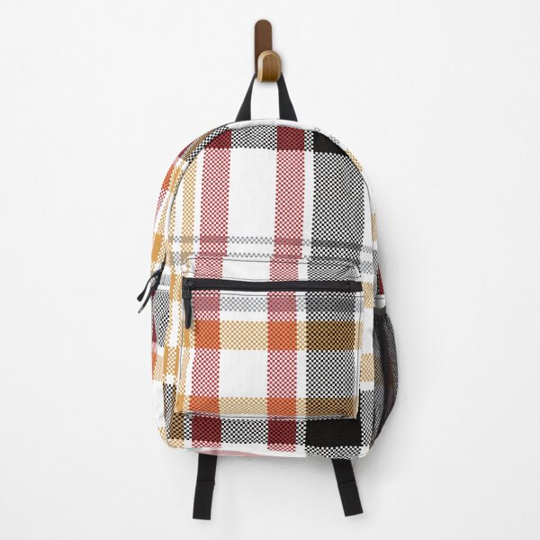 Item preview, Classic black and orange plaid tartan seamless pattern design designed and sold by PowerAntShop.