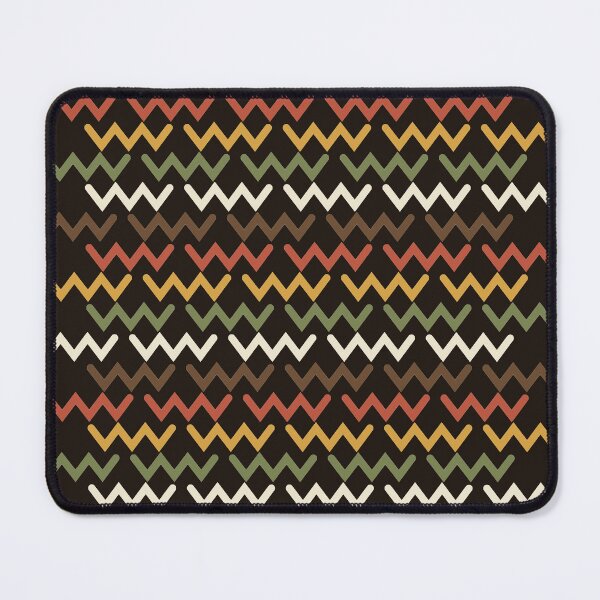 Item preview, 70s Retro Chevron Cascade Heavy Line Zigzag Geometric Pattern designed and sold by KungPowUnicorn.