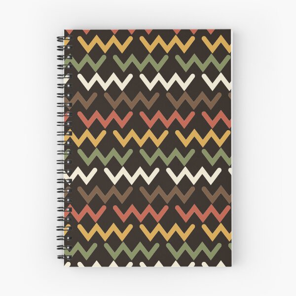 Item preview, 70s Retro Chevron Cascade Heavy Line Zigzag Geometric Pattern designed and sold by KungPowUnicorn.