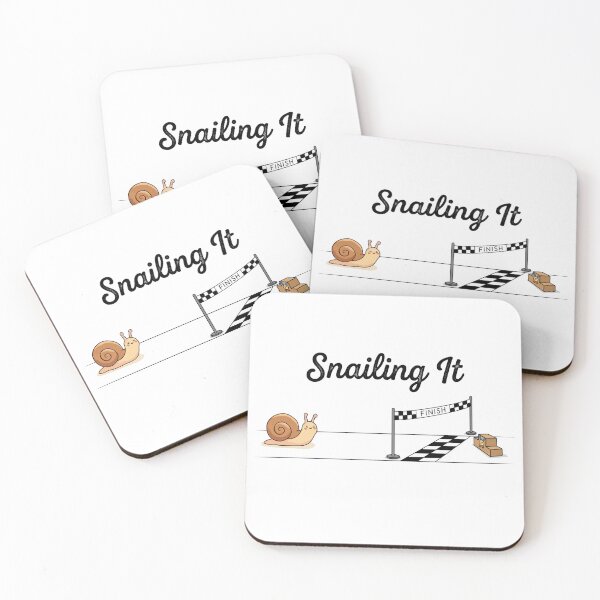Item preview, Snailing It designed and sold by WittyOwlet.