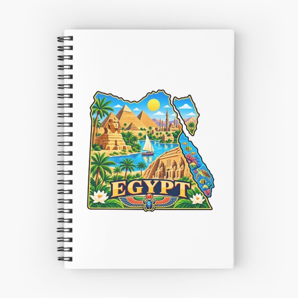Artikelvorschau, Ägypten-Landkarte entworfen und verkauft von Myra365Art.
