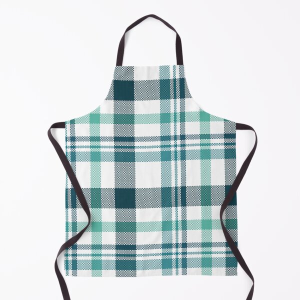 Item preview, Navy blue and mint green plaid tartan seamless background designed and sold by PowerAntShop.