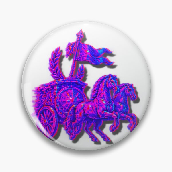 Item preview, Vaporwave Neon Antiquity Chariot - Cyberpunk Roman Rider designed and sold by A E S T H E T A T A G.
