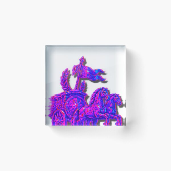 Item preview, Vaporwave Neon Antiquity Chariot - Cyberpunk Roman Rider designed and sold by A E S T H E T A T A G.