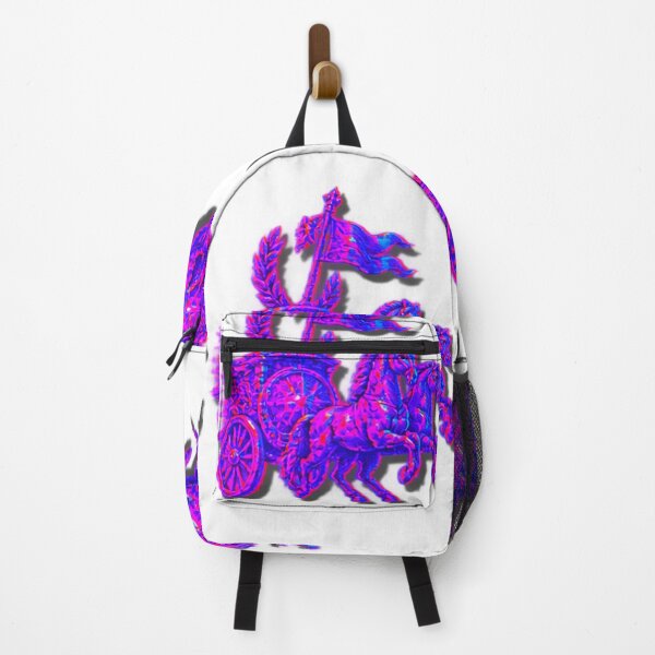 Item preview, Vaporwave Neon Antiquity Chariot - Cyberpunk Roman Rider designed and sold by A E S T H E T A T A G.