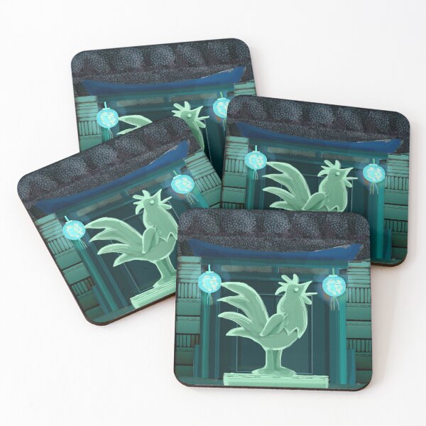 Item preview, Night Jade Rooster Chinese Gate designed and sold by Donnahuntriss.