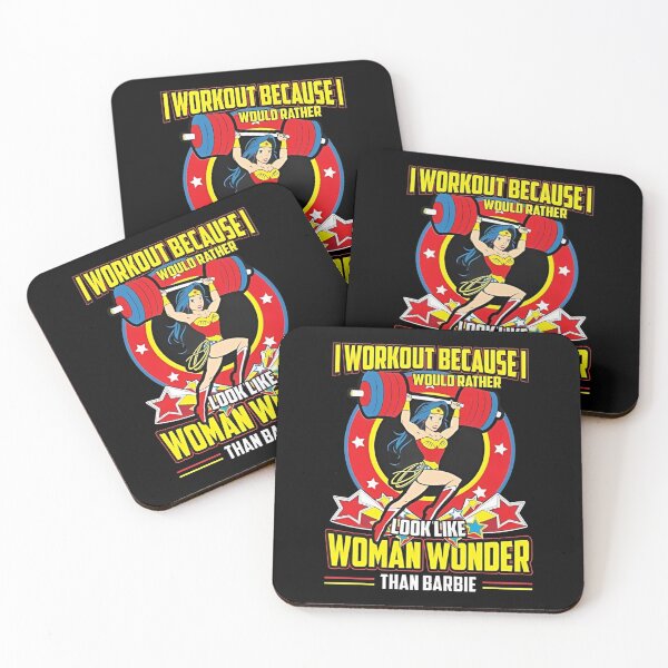 Item preview, I Workout To Look Like Wonder Woman Fitness Quote designed and sold by Sedwalhissan.