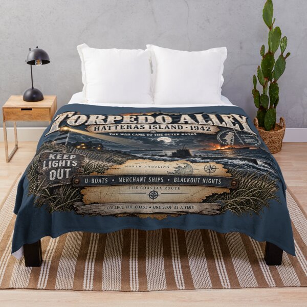 Item preview, Torpedo Alley Hatteras Island 1942 designed and sold by The Coastal Route.