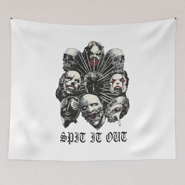 Item preview, Intense Mask Collage Spit It Out Dark Art designed and sold by Cullenest.