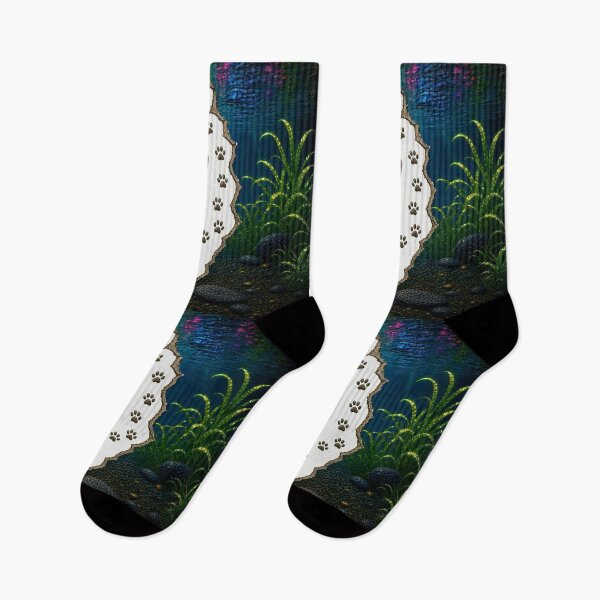 Item preview, Cute Peekaboo Cat in Underwater World - 3D Rip Effect designed and sold by Breezes-of-Ida.