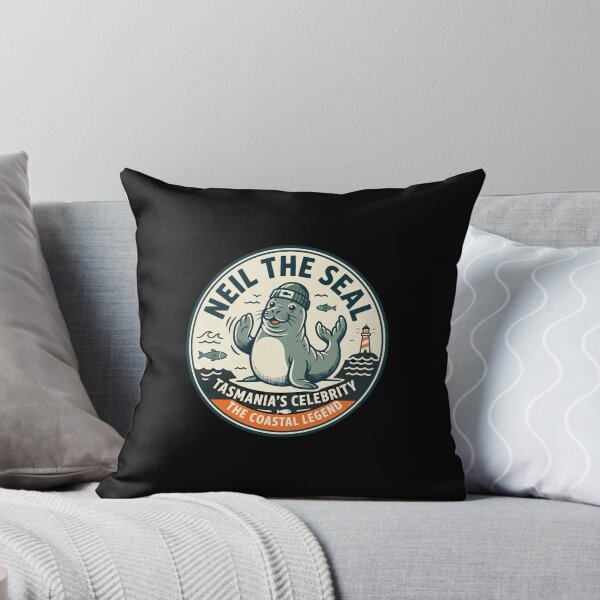 Item preview, Neil The Seal Tasmania Coastal Legend Emblem designed and sold by Cullenest.
