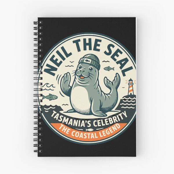Item preview, Neil The Seal Tasmania Coastal Legend Emblem designed and sold by Cullenest.