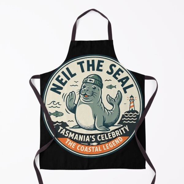 Item preview, Neil The Seal Tasmania Coastal Legend Emblem designed and sold by Cullenest.