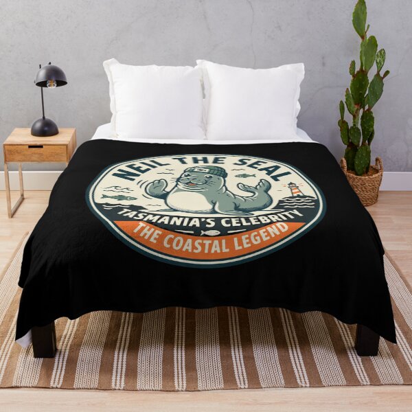 Item preview, Neil The Seal Tasmania Coastal Legend Emblem designed and sold by Cullenest.