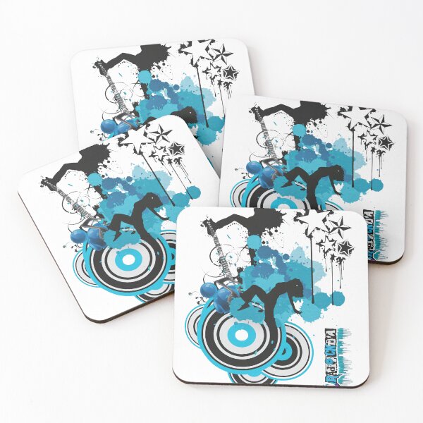 Item preview, Abstract Music Dancer Guitar Splatter Art designed and sold by Cullenest.